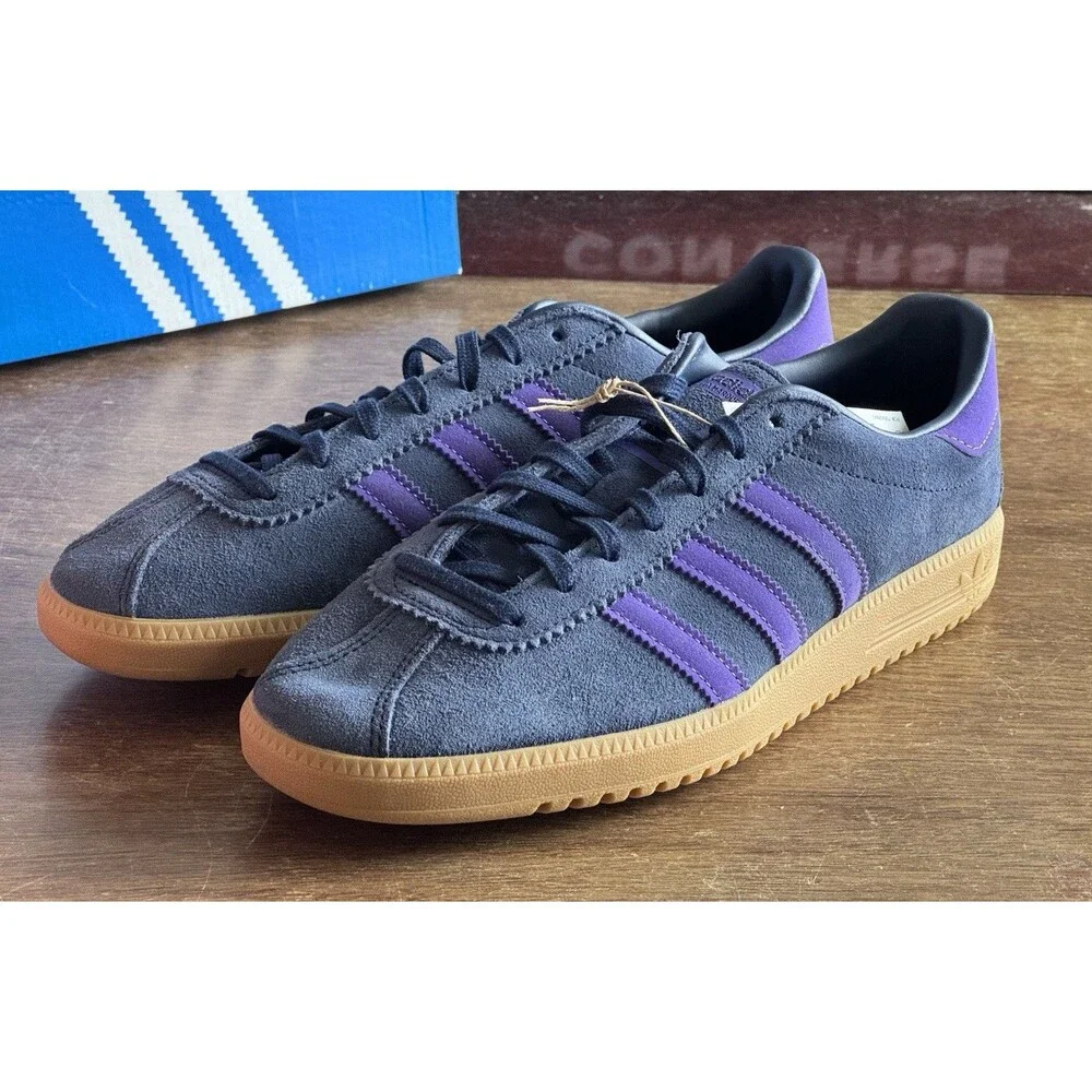 Men’s Size 8.5 adidas Bermuda BRMD Night Indigo Purple Rush Gum JH5457 NIB
